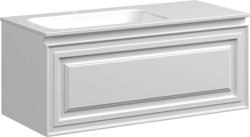 Тумба с раковиной Sancos Very 100 L bianco Sancos — официальный сайт