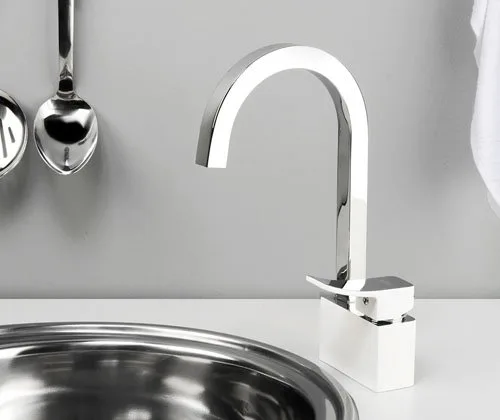 Смеситель для кухни Wasserkraft Aller 1067WHITE Sancos — официальный сайт