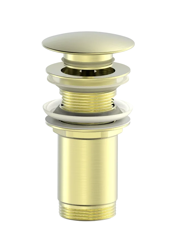 Донный клапан для раковины Wonzon & Woghand WW-88SS09-BG брашированное золото Sancos — официальный сайт