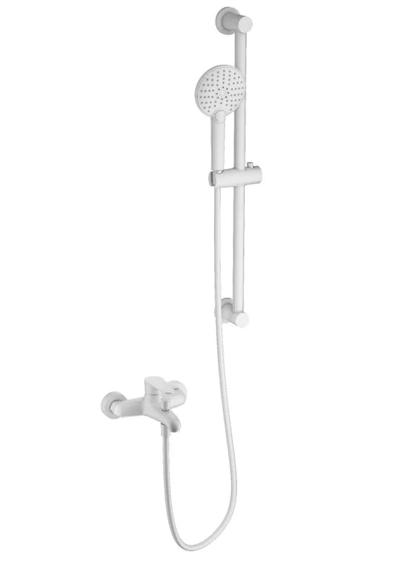 Смеситель для ванны с душем Wonzon & Woghand WW-AE3205-MW, матовый белый Sancos — официальный сайт