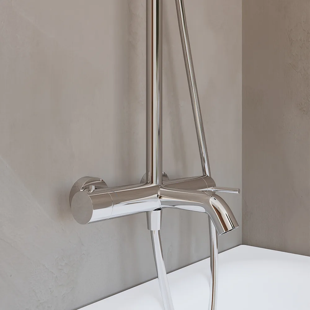 Душевая стойка Aqueduto CHUVA CHU0200, хром Sancos — официальный сайт