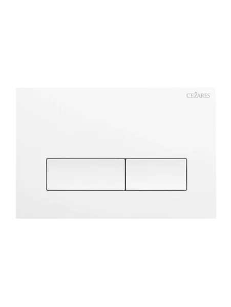 Кнопка смыва для инсталляции Cezares Движение (Slider) SLIDER-BTN-BL пластик, цвет глянцевый белый