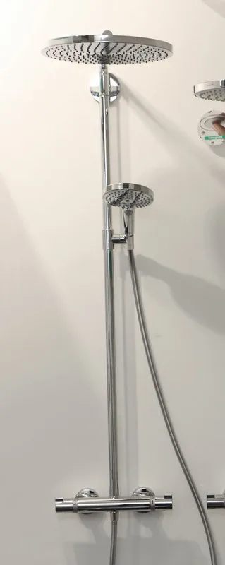 Душевая стойка Hansgrohe Raindance Select S 240 2jet 27129400, Showerpipe Sancos — официальный сайт