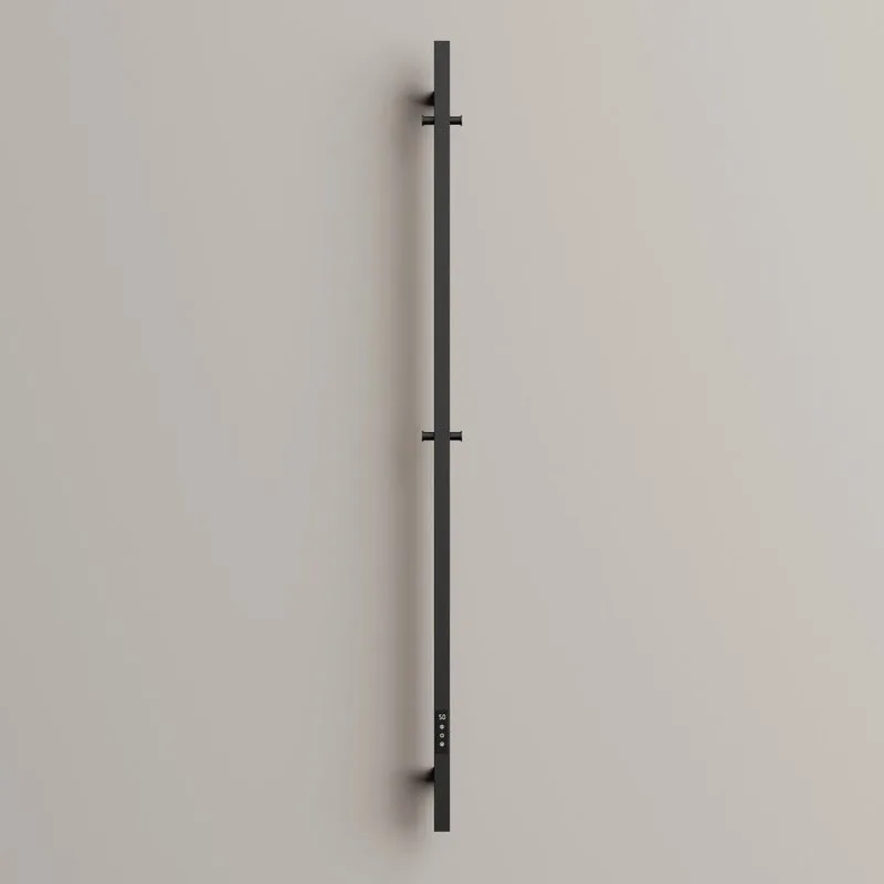 Полотенцесушитель электрический Sancos Linn 150x3 I-образный, черный матовый, SC13002MB Sancos — официальный сайт
