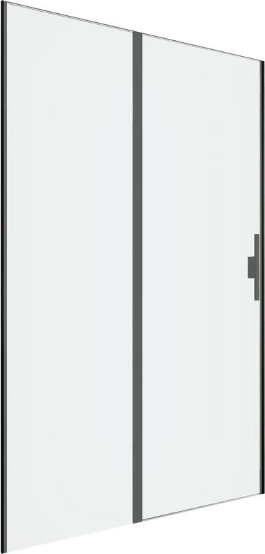 Душевая дверь в нишу Allen Brau Priority 3.31033.BBA 120 см, профиль черный браш, стекло прозрачное  Sancos — официальный сайт