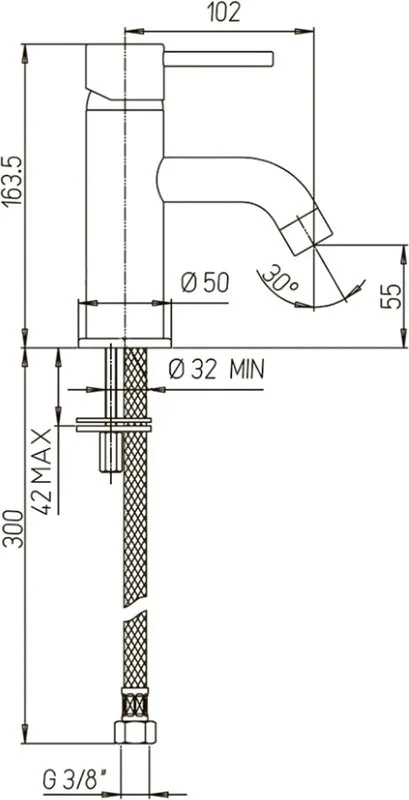 Смеситель для раковины Paini Cox 78PJ205 матовое золото PVD Sancos — официальный сайт