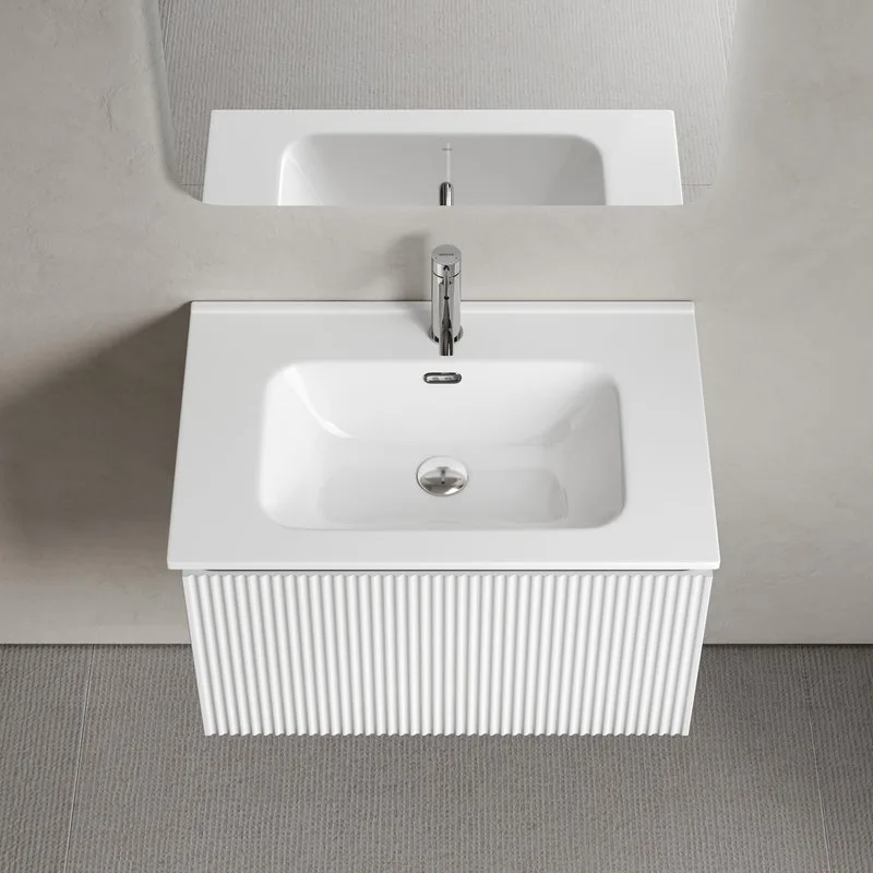 Тумба под раковину Sancos Snob R 1.0 70 подвесная Bianco (белый), SNR1.070W Sancos — официальный сайт