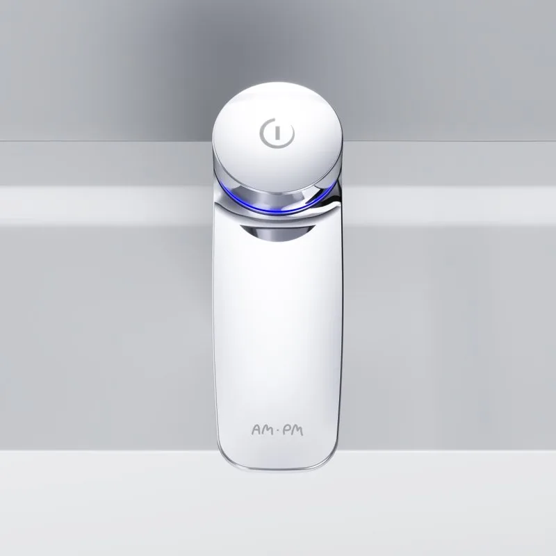 Термостатический смеситель AM.PM Inspire V2.0 F50A82400 TouchReel электронный с донным клапаном Sancos — официальный сайт