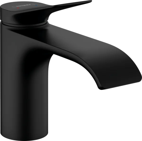 Смеситель для раковины Hansgrohe Vivenis 80 75012670 матовый черный