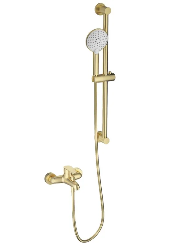 Смеситель для ванны с душем Wonzon & Woghand WW-AE3205-BG, брашированное золото Sancos — официальный сайт