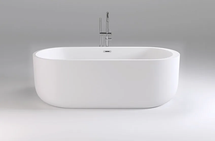 Акриловая ванна Black&White Swan SB109 170x80 см, отдельностоящая, белая, овальная, с каркасом, со с Sancos — официальный сайт