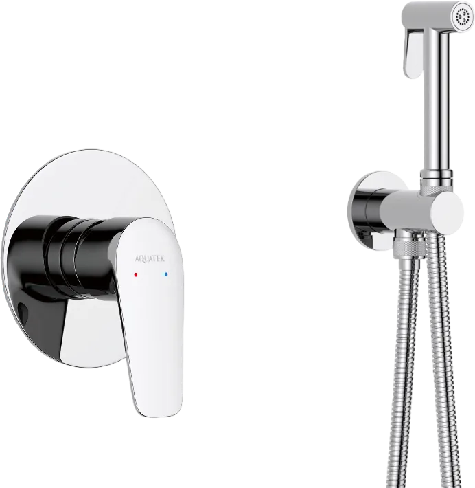 Гигиенический душ AQUATEK Бетта AQ1119CR со смесителем, С ВНУТРЕННЕЙ ЧАСТЬЮ, хром Sancos — официальный сайт