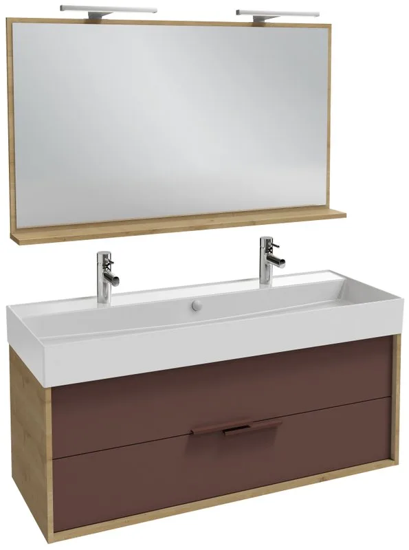 Мебельная раковина Jacob Delafon Vivienne EXBK112-00 120 см Sancos — официальный сайт
