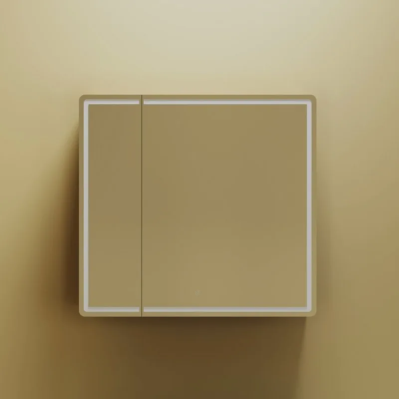 Зеркало-шкаф Sancos Mirror 80 с подсветкой, дуб чарльстон Sancos — официальный сайт