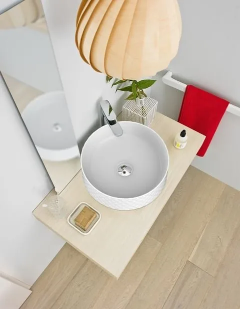 Накладная раковина ArtCeram Rombo OSL009 44 см Sancos — официальный сайт
