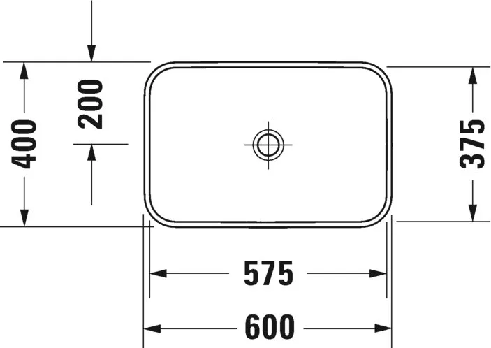 Накладная раковина Duravit Happy D.2 Plus 2359600000 60 см, белая Sancos — официальный сайт