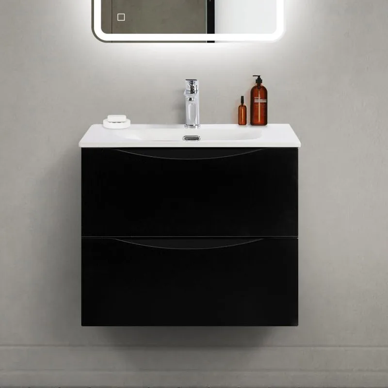 Тумба под раковину без столешницы BelBagno Marino-cer-mini 60 подвесная, nero lucido Sancos — официальный сайт