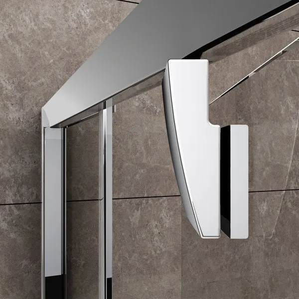 Душевая дверь в нишу Ravak Pivot PDOP1-90 Transparent, профиль хром Sancos — официальный сайт