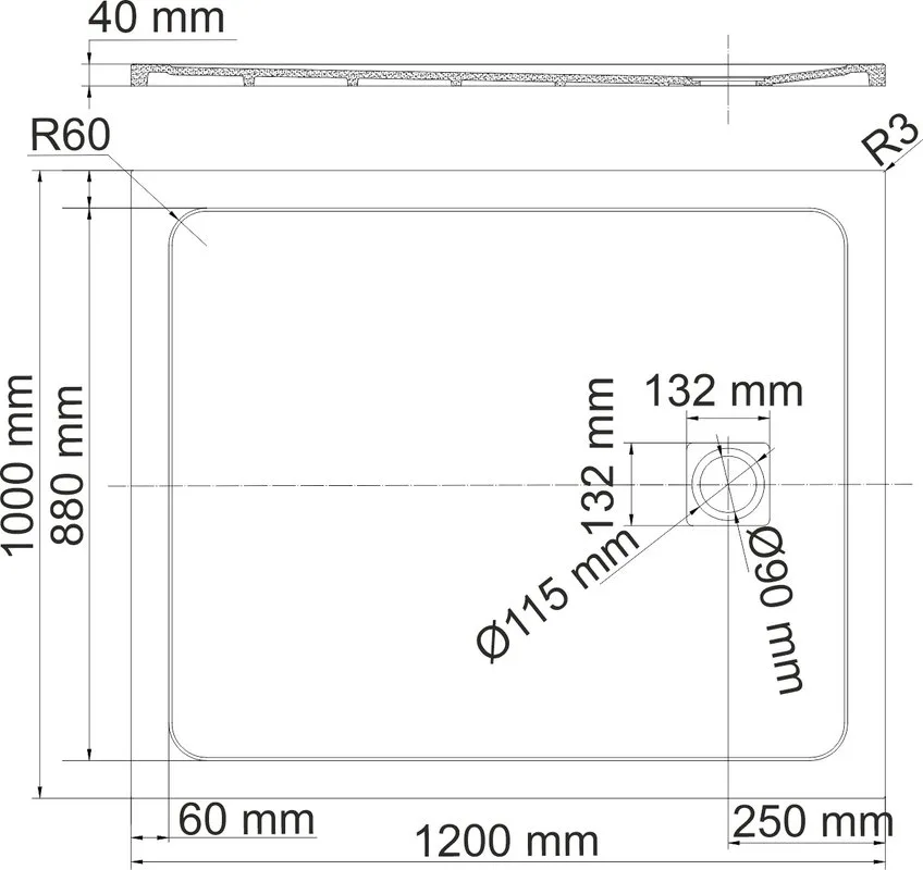 Поддон для душа Wasserkraft Neime 19T10 120x100 Sancos — официальный сайт