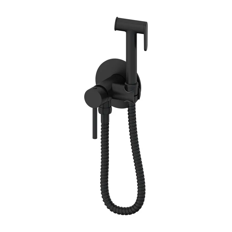 Гигиенический душ Oliveeka Y OL-829902-MB С ВНУТРЕННЕЙ ЧАСТЬЮ, черный матовый Sancos — официальный сайт