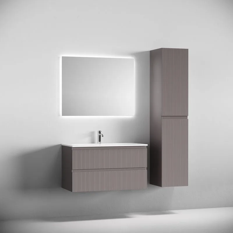 Тумба с раковиной Sancos Snob T 90 подвесная, doha soft, раковина СN7019 Sancos — официальный сайт