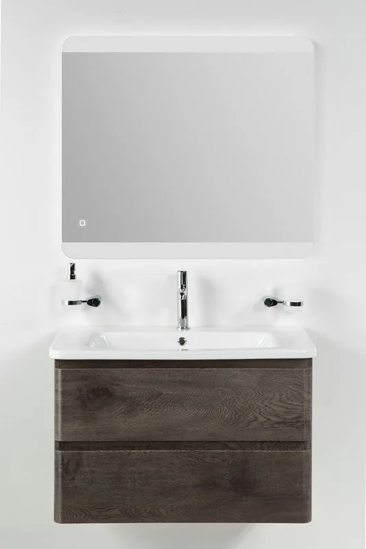 Тумба под раковину без столешницы BelBagno Albano-Cer 80 подвесная, robere nature grigio Sancos — официальный сайт