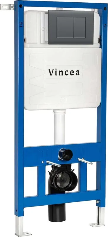 Система инсталляции для унитазов Vincea VIS-601, с кнопкой смыва VFP-001GM вороненая сталь Sancos — официальный сайт