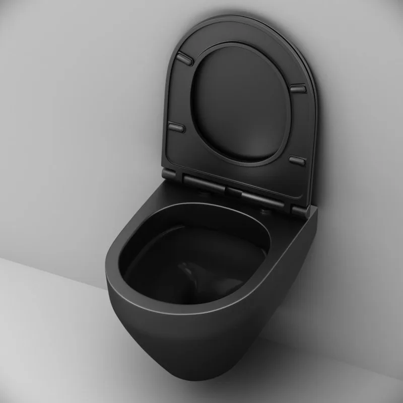 Унитаз подвесной AM.PM Spirit V2.0 FlashClean матовый черный Sancos — официальный сайт