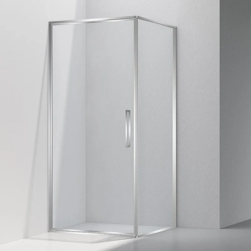 Душевой уголок Vincea Slim VSR-4SLP9010CL 100х90 см, профиль глянцевый хром, стекло прозрачное Sancos — официальный сайт