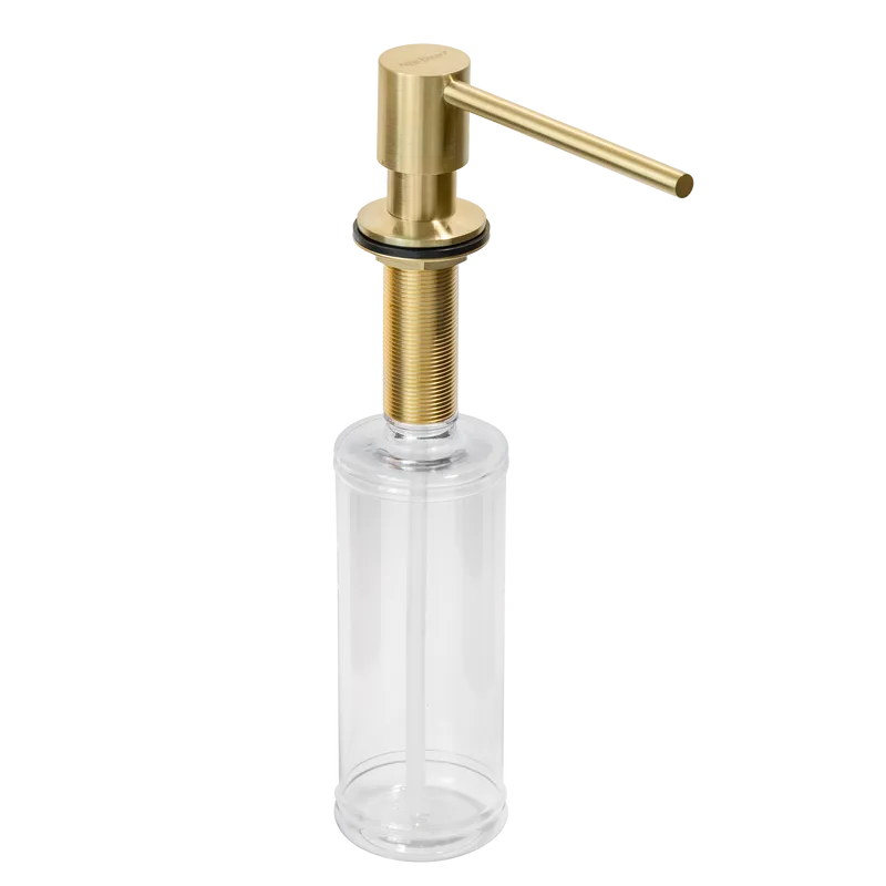 Дозатор для кухонной мойки AltroBagno Flusso 080502BG матовое золото Sancos — официальный сайт