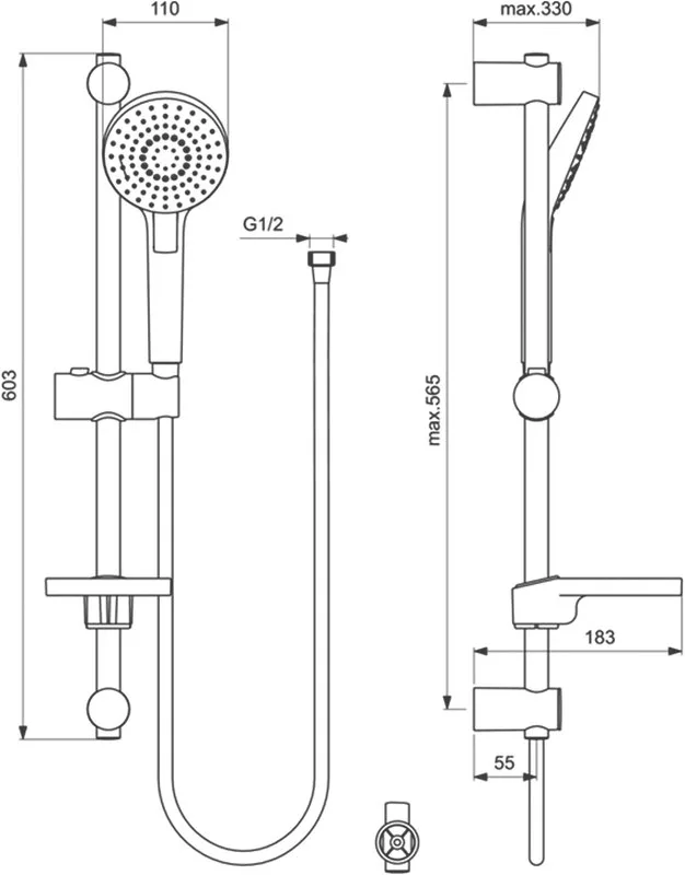 Комплект для ванной Ideal Standard Ceraflex BD001AA Sancos — официальный сайт