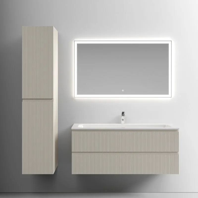 Тумба с раковиной Sancos Snob T 120 см, beige soft, раковина CN7017 Sancos — официальный сайт