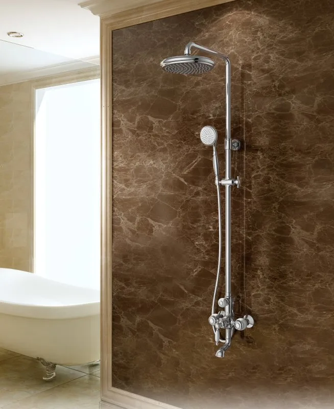 Душевая стойка AltroBagno Opera 030205 Cr, хром Sancos — официальный сайт