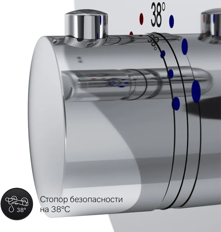Термостатический смеситель встраиваемый AM.PM Inspire V2.0 F50A85700, для душа Sancos — официальный сайт