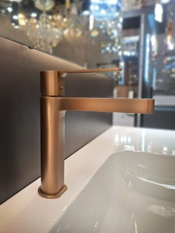 Смеситель для раковины AltroBagno Unione 0138 RaSp матовая медь Sancos — официальный сайт