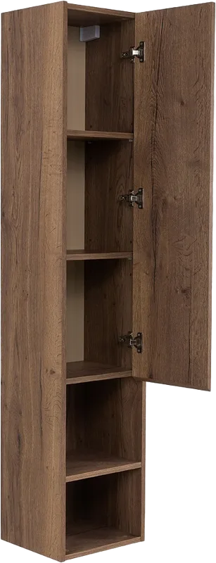 Шкаф-пенал для ванной BelBagno Kraft R rovere tabacco, 1 дверь Sancos — официальный сайт