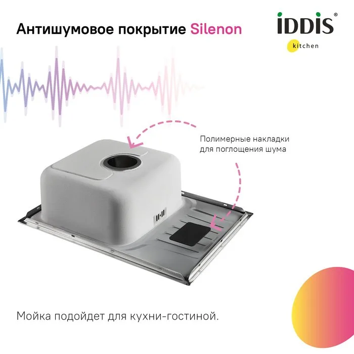 Мойка кухонная IDDIS Sound SND78SDi77 Sancos — официальный сайт