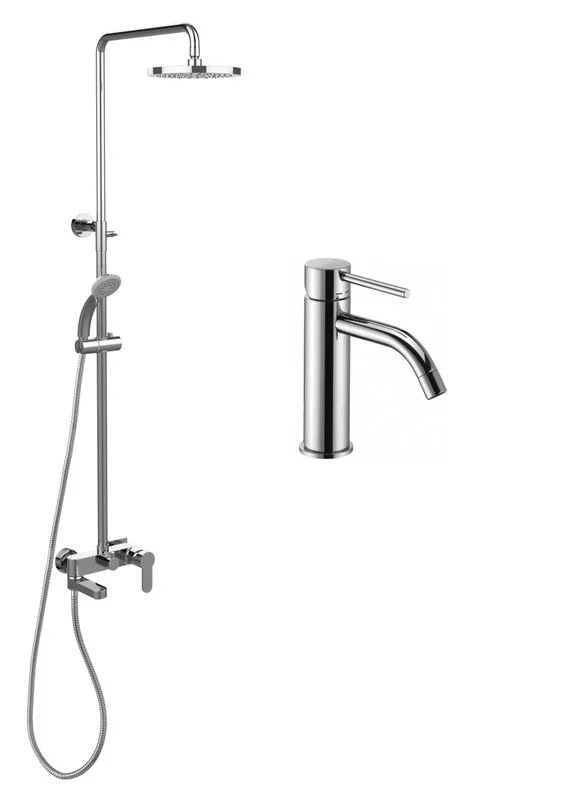 Комплект для ванной Paffoni Light KITCOL632CR71 хром Sancos — официальный сайт