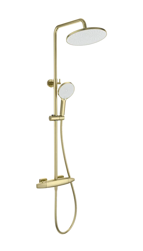 Душевая стойка Wonzon & Woghand NEO WW-B3035-A1-BG, брашированное золото Sancos — официальный сайт
