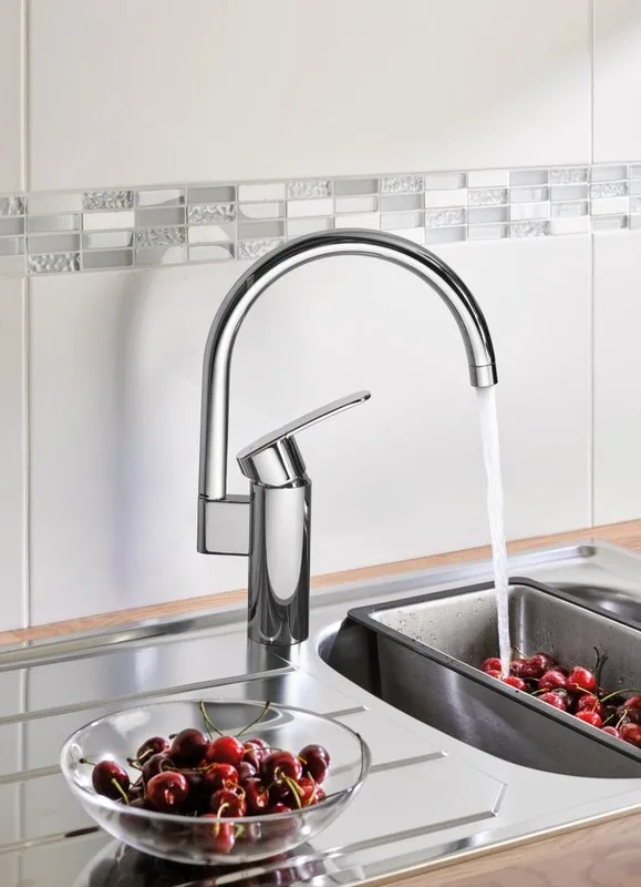 Смеситель для кухни Grohe Wave Cosmopolitan 32449001 Sancos — официальный сайт
