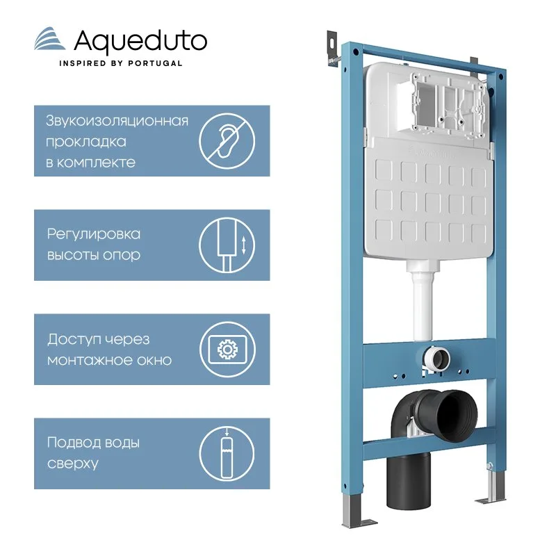 Система инсталляции для унитазов Aqueduto Tecnica Novo TEC11 Sancos — официальный сайт