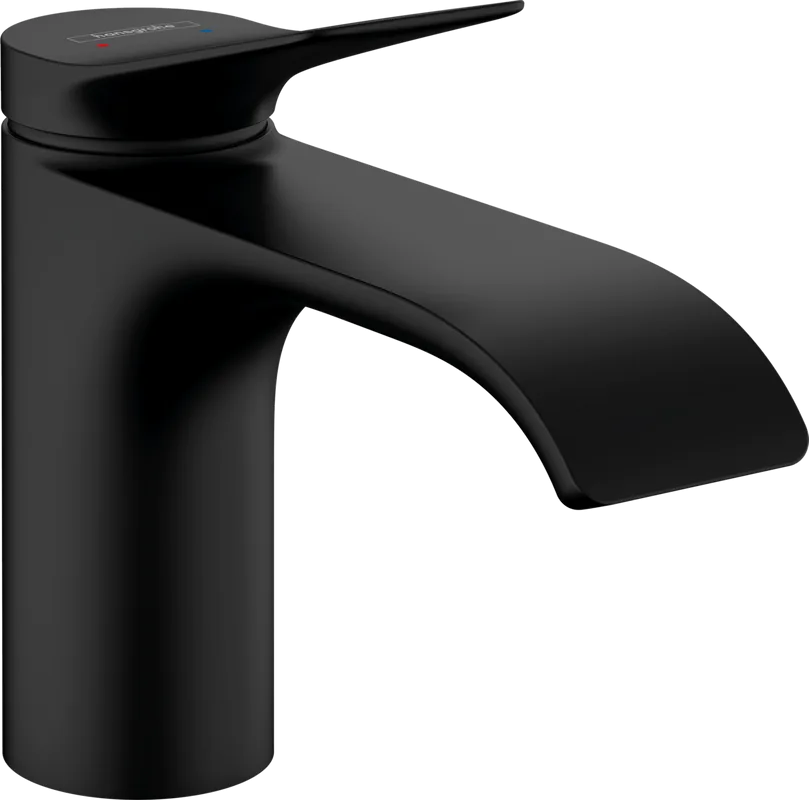 Смеситель для раковины Hansgrohe Vivenis 80 75012670 матовый черный Sancos — официальный сайт