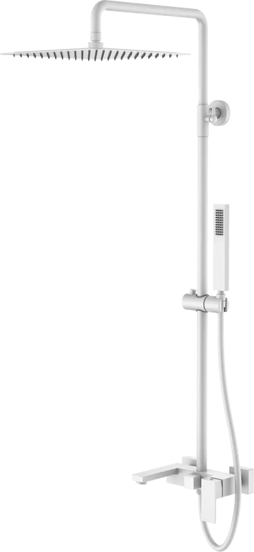 Душевая стойка Boheme Qubic 478-MW, matt white Sancos — официальный сайт