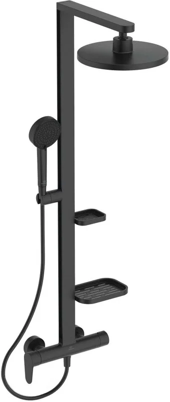 Душевая стойка Ideal Standard Alu+ BD584XG, silk black Sancos — официальный сайт