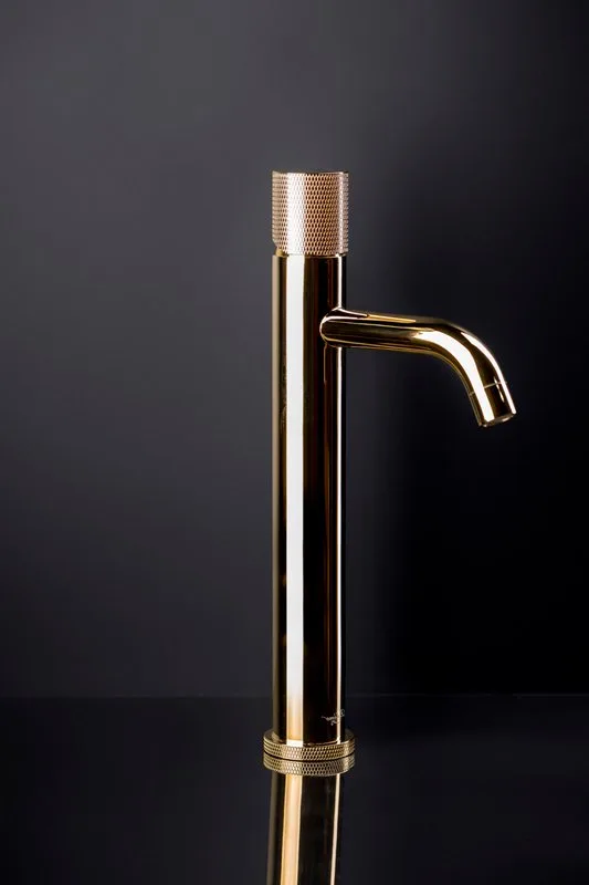 Смеситель для раковины Boheme Stick 122-GG.2 gold touch gold Sancos — официальный сайт