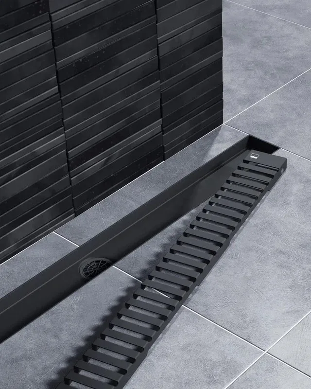 Душевой трап (лоток) Timo Drain Systems DS230106/03 600 вставка lines, черный Sancos — официальный сайт