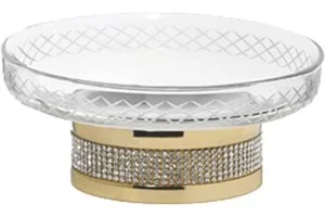 Мыльница Boheme Royal Cristal Gold настольная Sancos — Оригинал