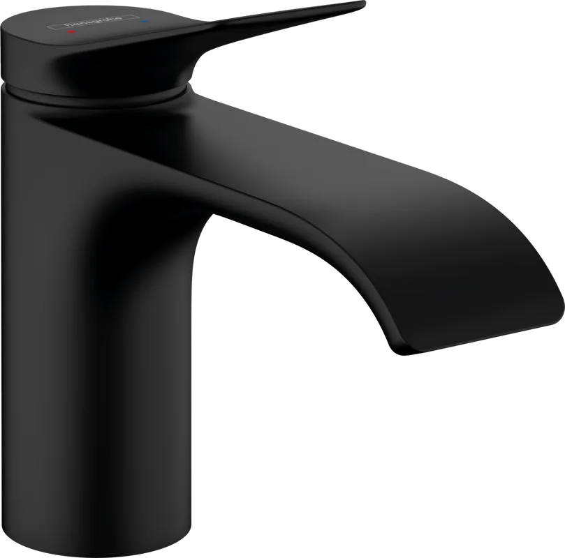 Смеситель для раковины Hansgrohe Vivenis 80 75010670 матовый черный Sancos — официальный сайт