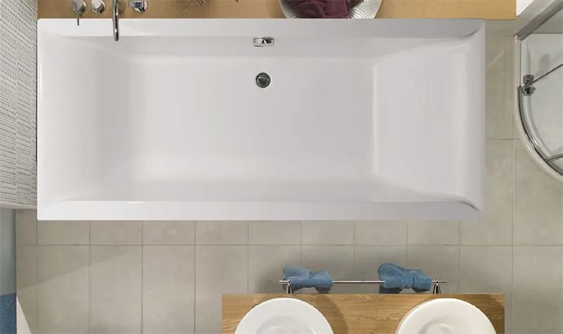 Акриловая ванна Vagnerplast Veronela 180x80 см, пристенная, ультрабелая Sancos — официальный сайт