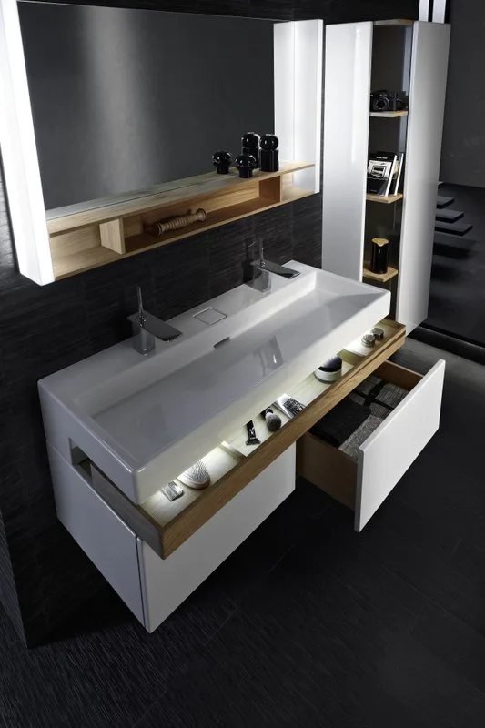 Зеркало Jacob Delafon Terrace 150 с полкой Sancos — официальный сайт